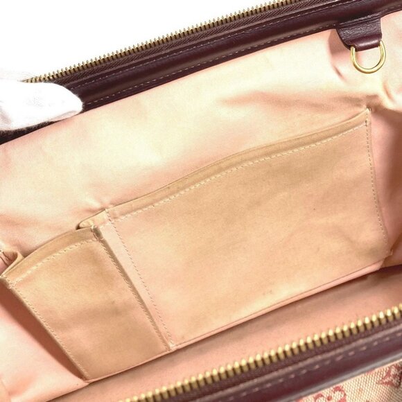 LOUIS VUITTON M92311 Monogram mini Josephine GM Hand Bag Canvas Slys Red - Picture 9 of 16